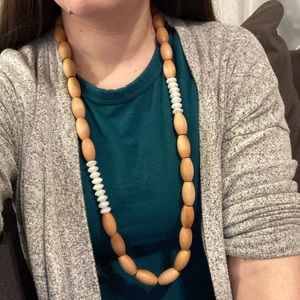 Handmade Wooden Teething Necklace